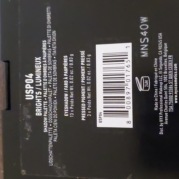 Doc.New Nyx Ultimate Eyeshadow palette (Brights) - Picture 3 of 4